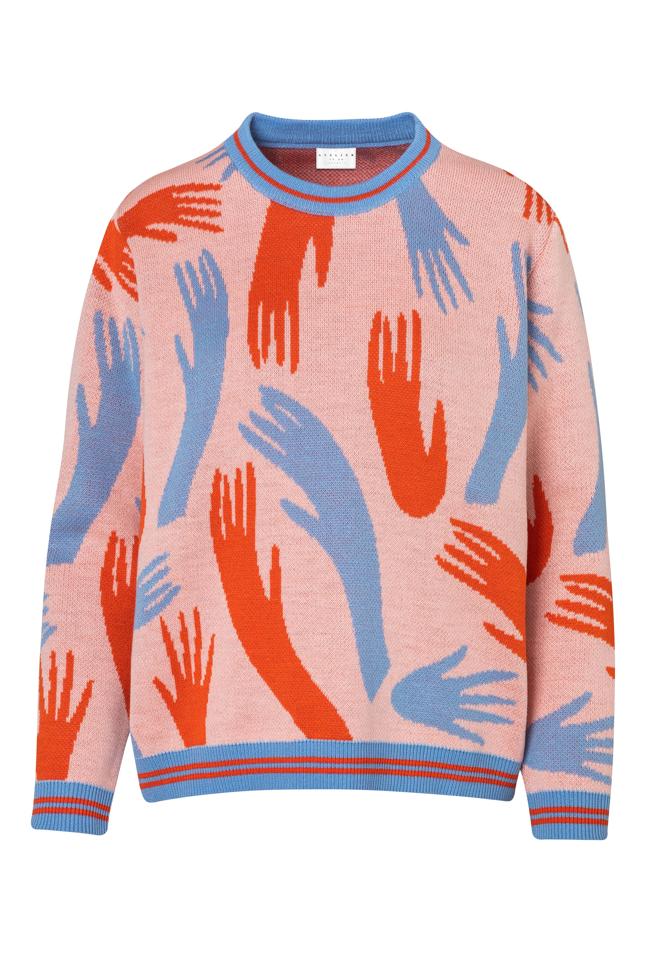 Blue Hands Sweater